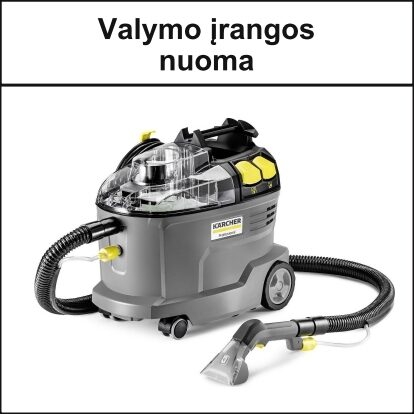 Valymo įrangos nuoma